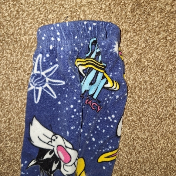 Space Jam Tune Squad Fleece Pajama Pants Plus Size - Picture 2 of 5